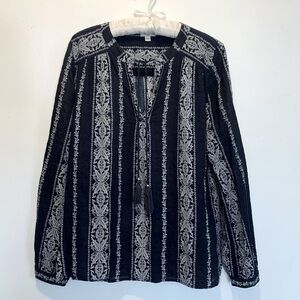 Dylan Tassel Tie Western Boho Tunic